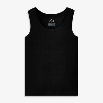 primary Adult Rib Tank in Black at Nordstrom, Size Xx-Large
