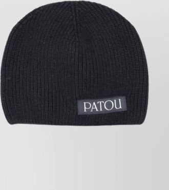 Patou ribbed cashmere beanie