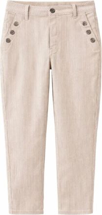 2-Biz Cropped Broeken - Dames - Vrijetijds broeken - Beige - XS - Leer - Broeken