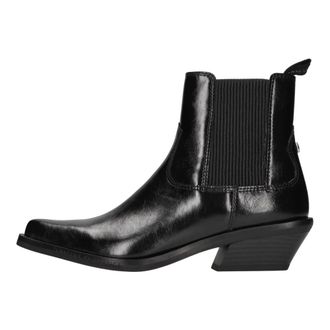 A|X Armani Exchange Schoenen, Dames, Zwart, 36 EU, Leer, Texaanse enkellaarsjes