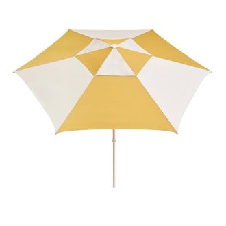 HAY Terrazza Sonnenschirm, sechseckig, &Oslash; 300 cm, off-white / ocker