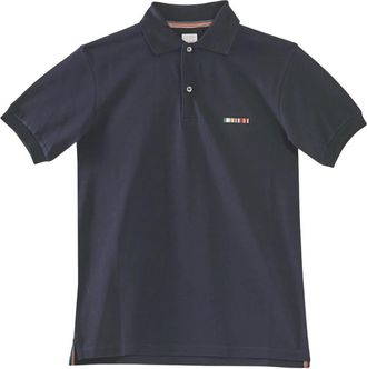 Paul Smith Klassiek Multistreep Geborduurd Poloshirt - Heren - Polos - Blauw - L - Katoen - Tops