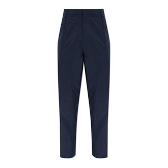 Paul Smith Suit Trousers, male, Blue, Size: W32 Tapered Crease-Leg Trousers