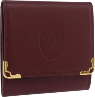 Cartier Pre-owned Wallets, female, Red, Size: ONE SIZE Pre-owned Vintage Coin Purse