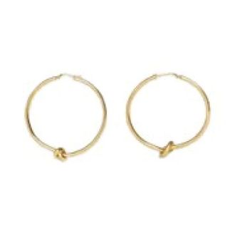 Celine Grote Creolen - Dames - Oorbellen - Geel - ONE Size - Accessoires