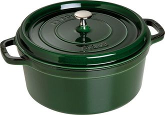 Staub 7-Quart Enameled Cast Iron Dutch Oven in Basil at Nordstrom