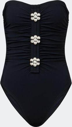 Karla Colletto Maya embellished swimsuit