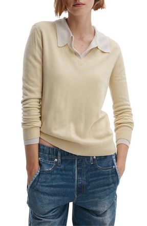 Rag & Bone Anne Wool Sweater in Butter at Nordstrom, Size Xx-Small