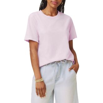 Splendid Louisa Boyfriend Fit Cotton Graphic T-Shirt in Orchid Purple at Nordstrom, Size X-Large