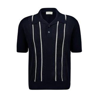 PIACENZA 1733 Piacenza 1733, Heren, Tops, Blauw, Maat: M Katoen