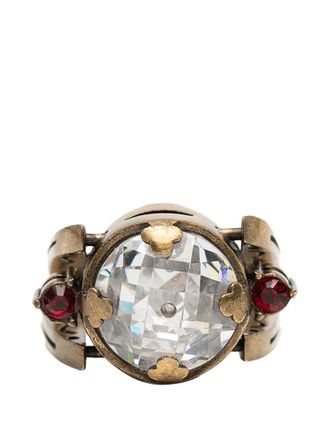 Dior 2000-2025 Bee vergulde ring met kristal - Goud