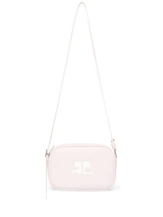 Courrèges Reedition leather camera bag - Pink