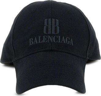 Balenciaga Cappello da baseball con logo - Nero