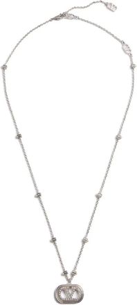 Valentino Garavani Collana a catena VLogo - Argento