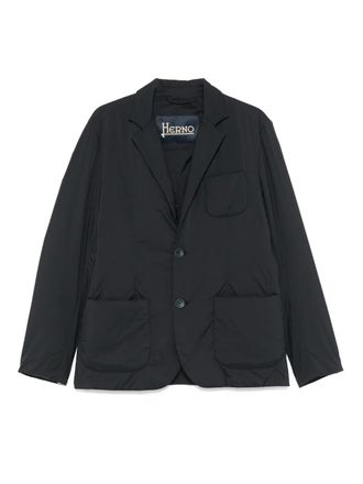 Herno Blazer met enkele rij knopen - Blauw