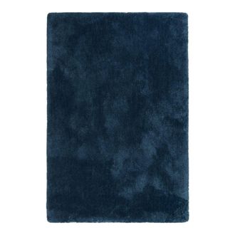 Esprit Alfombra de sal&oacute;n, pelo largo azul petroleo, suave,microfibra 230x160