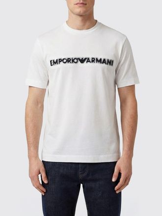 Emporio Armani T-shirt in cotone con logo Emporio Armani