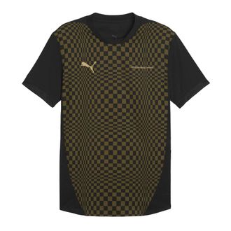 Puma Heren Porsche Spirit dambord T-shirt (Olijf)
