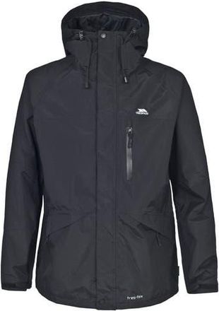 Trespass Corvo Hooded Full Zip Waterproof Jacket/Coat in Black at Nordstrom, Size Xx-Small