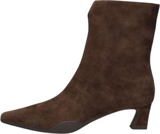 Stefano Lauran Enkellaarsjes - Dames - Schoenen - Bruin - Maat: 38 EU Su&egrave;de