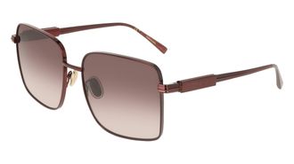 Ferragamo Burgundy Gradient Square Ladies Sunglasses SF330S 606 57