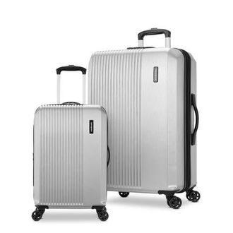 Samsonite Alliance SE 2PC Set (CO/LG) Hardside Luggage with Spnner Wheels in Metallic Silver at Nordstrom