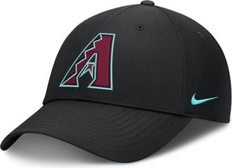 Nike Arizona Diamondbacks Club Nike Mens Dri-FIT MLB Adjustable Hat in Black | NB0200ADQS-T0X
