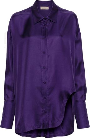 Blanca Vita Calanthe silk shirt - women - Silk - 40 - Purple