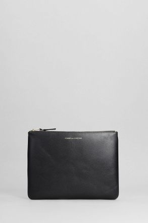 Comme Des Gar&ccedil;ons Pochette in pelle nera