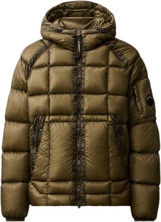 C.P. Company C.p. Company - DD Shell Hooded Jacket - Heren - Jassen - Groen - Maat: XL Leer