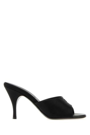 Miu Miu Black Slip-on Heels
