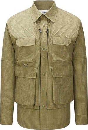 Firetrap 3-in-1 Ripstop-shirt voor heren, in verschillende stijlen te dragen (Canvas)