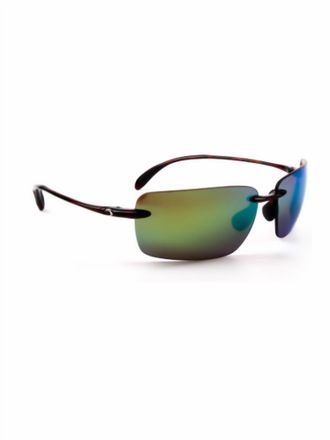 Costa Mens Gulf Shore Sunglasses In Tortoise Frame Green Mirror