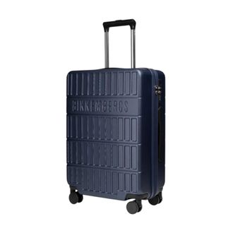 Dirk Bikkembergs Polycarbonaat Trolley - unisex - Handbagage koffer - Blauw - ONE Size - Koffers