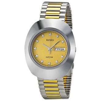 Rado The Original Quartz Gold Dial Mens Watch R12391633