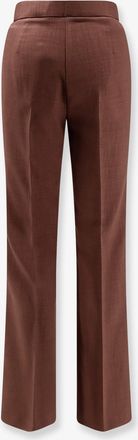 Pinko Womens Viscose Trousers Brown