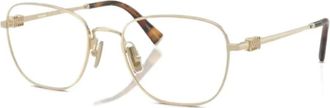 Miu Miu Eyewear Occhiali geometrici - Oro