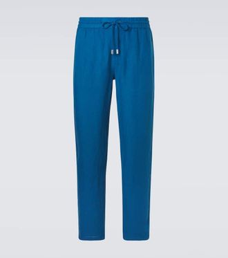 Vilebrequin Pantalones tapered de lino