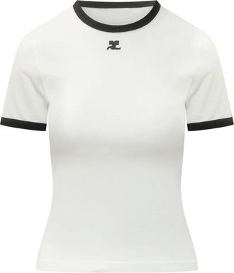 Courr&egrave;ges Donna, Top, Bianco, L, new