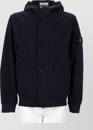 Stone Island hooded raincoat