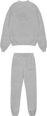 Black Bananas Design Dept Crewneck Sweatsuit - Heren - Jumpsuits - Grijs - 2XL - Katoen - Jumpsuits & Playsuits