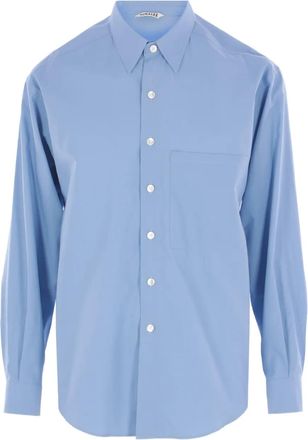 Auralee Camicia con tasca - Blu