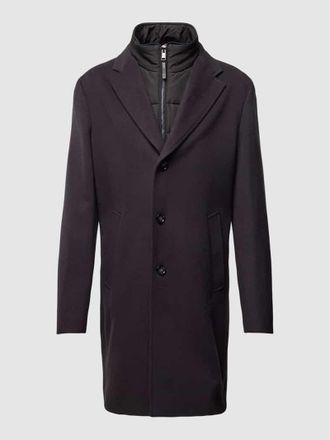 HUGO BOSS Mantel mit herausnehmbaren Einsatz Modell Hyde in Marine, Gr&ouml;&szlig;e 48