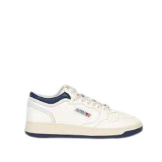 Autry Med-Way Mid Leather - Heren - Sneakers - Wit - 41 EU - Katoen - Schoenen