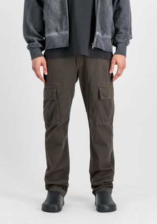 Alpha Industries Cargohose ALPHA INDUSTRIES Agent Pant, Herren, Gr. 28, Normalgr&ouml;ssen, grau (grauschwarz), Obermaterial: 100% Baumwolle; Futter: 100% Baumwolle, Hosen 