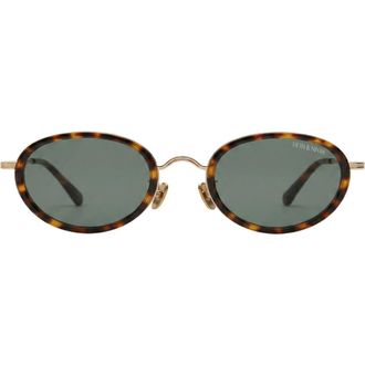 Fifth and Ninth Ciel 64mm Oversize Oval Sunglasses in Torte/green at Nordstrom