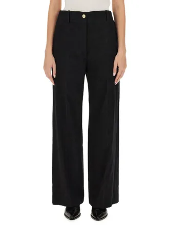 Patou Black Straight Pants