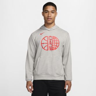 Nike Canada Practice Nike Mens Basketball Hoodie in Grey | FQ0416-063