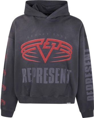 Represent Legacy Tour Hoodie - Heren - Hoodies - Grijs - S - Hoodies & sweatvesten