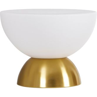 Brightech Lamina 5 Double Dome Dimmable LED Table Lamp With Gold Brass Accent at Nordstrom